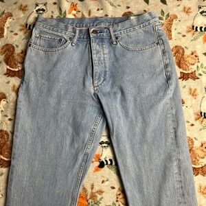 Rag & Bone New York Men's Slim Fit Light Wash Jeans 32x32 Button Fly